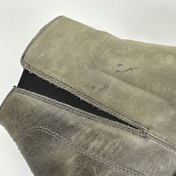 Sorel Joan of Arctic Wedge II Leather Gray Zip Waterproof NL3364-052 Womens 9.5 - Picture 10 of 13